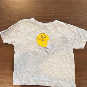 LSU Kids Gray T-Shirt Size 4